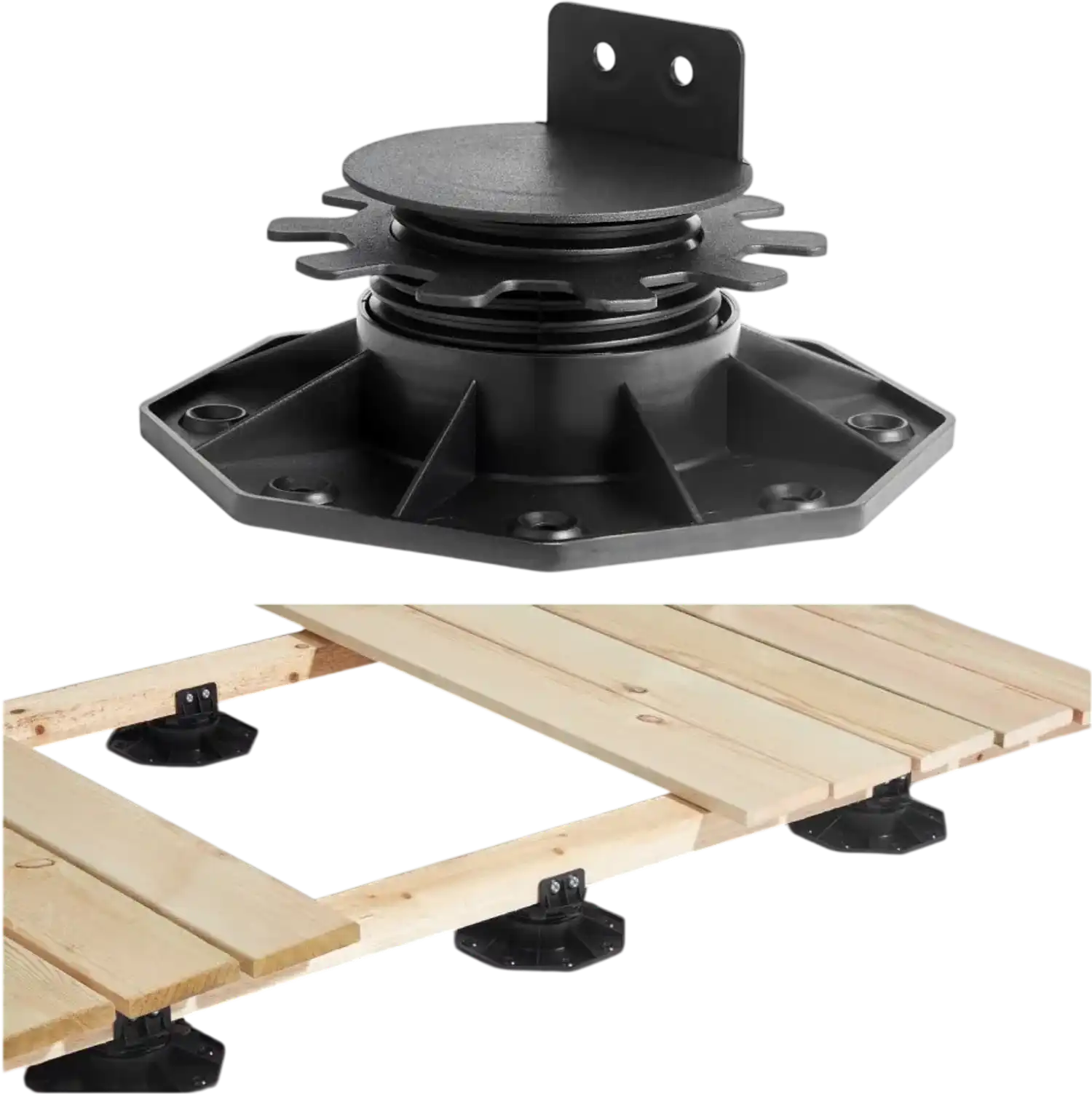 Vevor Deck Support Pedestal Adjustable 12-Pc Foundation Base 1.18