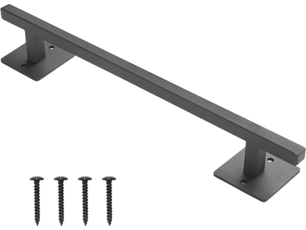 VEVOR Barn Door Handle, 12.6 in Rustic Fence Gate Handle, Rust-Resistant Coating, Heavy Duty Carbon Steel Outdoor Gate Handles, Easy to Install, Metal Sliding Door Pulls for Garage Shed Closet Pantry