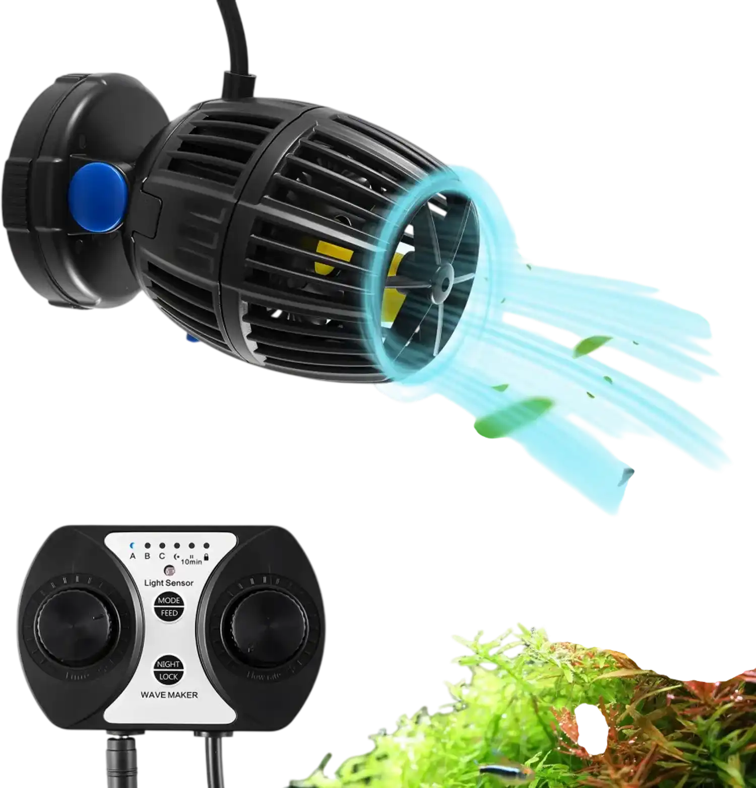 Vevor Aquarium Wave Maker 40W 3963 GPH DC Powerhead with Controller New