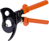 VEVOR Ratcheting Cable Cutter, Spring Steel Blades with PVC-Coated Handles, Quick-Release Button, Heavy Duty Ratchet Cable Wire Cutter for Cutting Copper & Aluminum Cables Up to 1000 MCM / 500 mm²