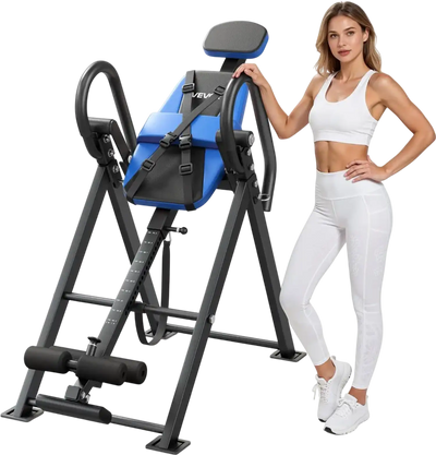 Vevor Inversion Table Heavy-Duty Back Stretcher 300 lbs Capacity Adjustable Foldable New