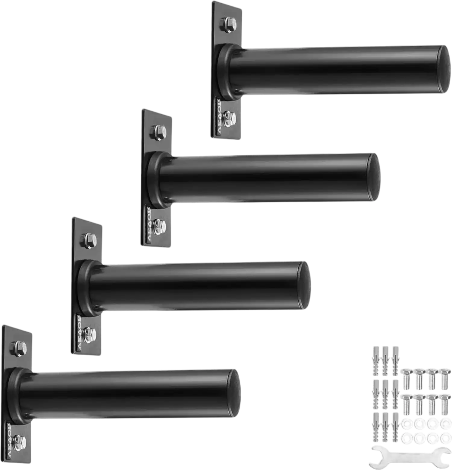 Vevor Weight Plate Holder Wall Mounted 4 Pack 2