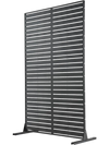 VEVOR Metal Privacy Screen, 44" W x 72" H Freestanding Modern Privacy Fence, Garden Divider Panel with Extended Base & Reinforcement Fixed, Freestanding Outdoor Divider for Garden, Indoor, Courtyard