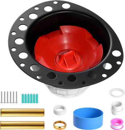Vevor Drain Kit Freestanding Tub Rough-In PVC with 2 Brass Tail Pipes New