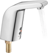VEVOR Touchless Bathroom Sink Faucet, Automatic Motion Sensor Restroom Toilet Faucet Cold Water with Single Hole, Battery Operated for 9/16 in Pipe Commercial Lavatory,Chrome Plated Silver