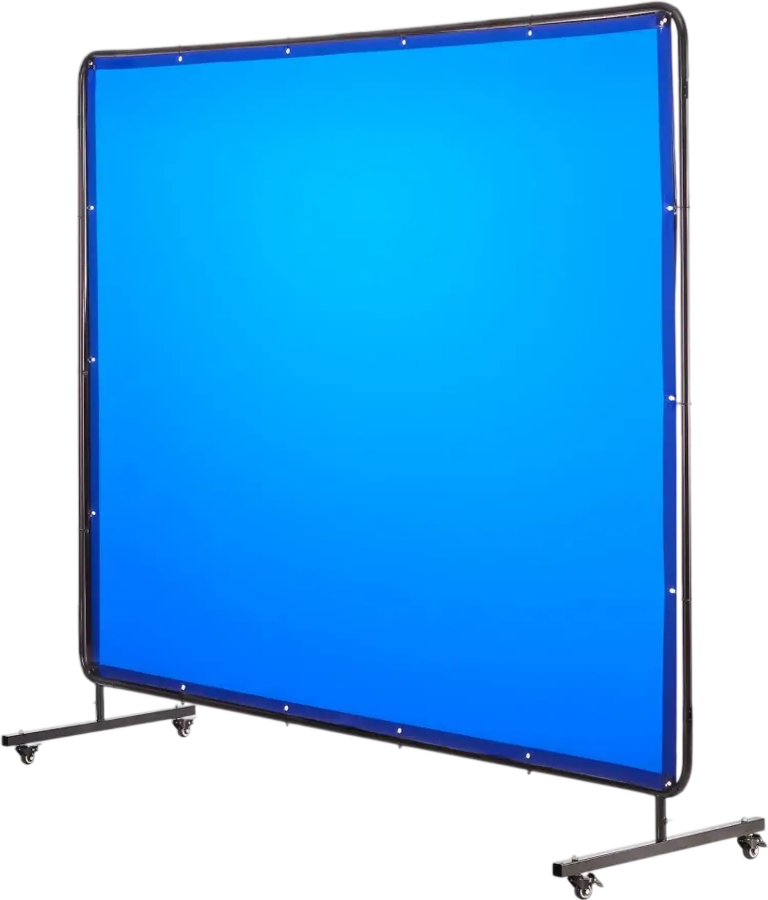 Vevor Welding Screen 6' x 8' Flame-Resistant Safety Curtain with Frame and Wheels New