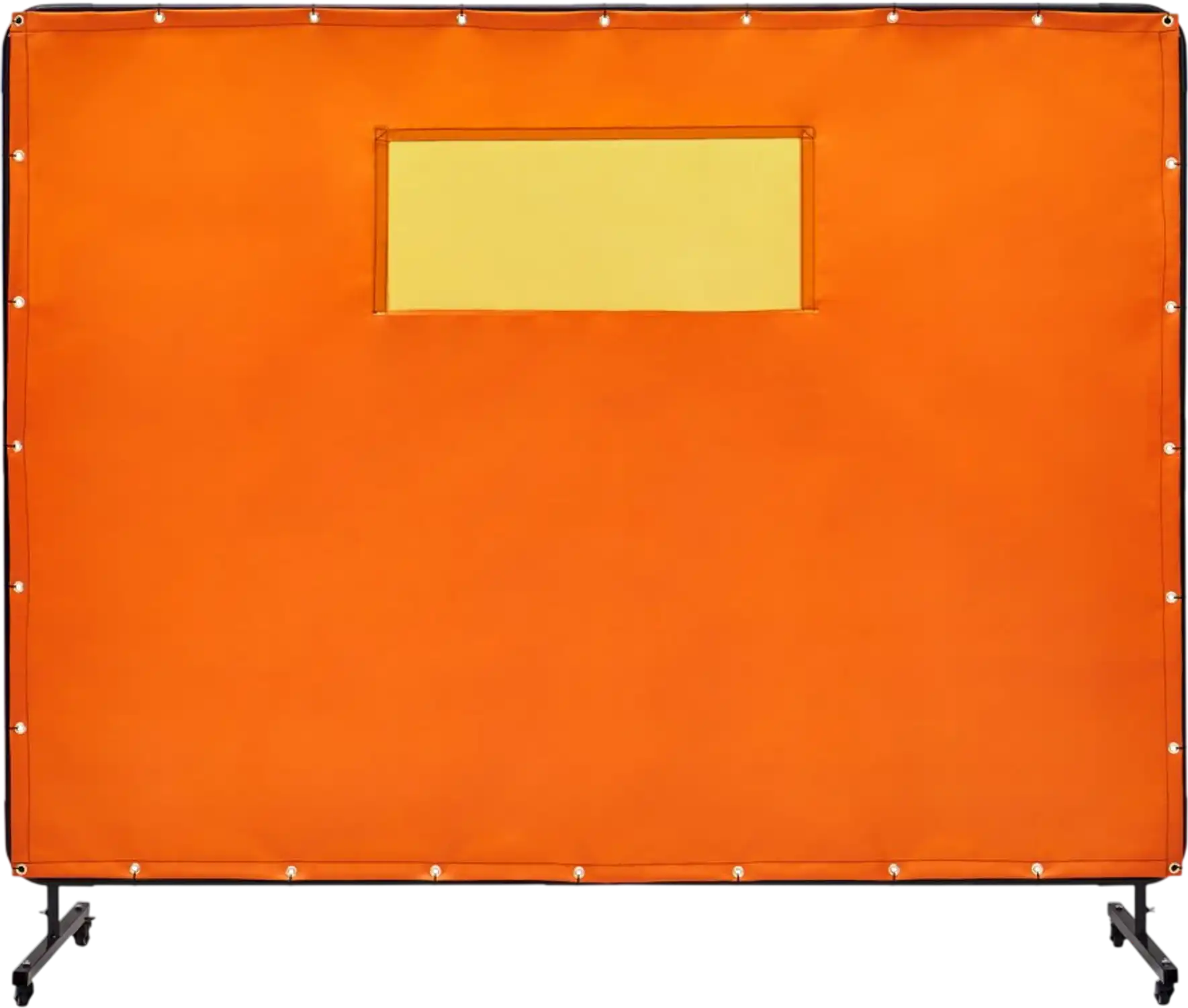 Vevor Welding Screen 6' x 8' Flame-Resistant Vinyl Safety Curtain with Frame and Window New