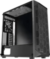 VEVOR PC Gaming Case, Mid-Tower, Computer Case with High-Airflow Tempered Glass Panel, Dust Filter, 4 x 120 mm Fans, Cable Management, for GPU up to 270 mm in Length, Compatible with ATX/M-ATX/ITX