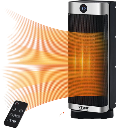 Vevor Electric Space Heater Remote Control Ceramic Heater Fan 16