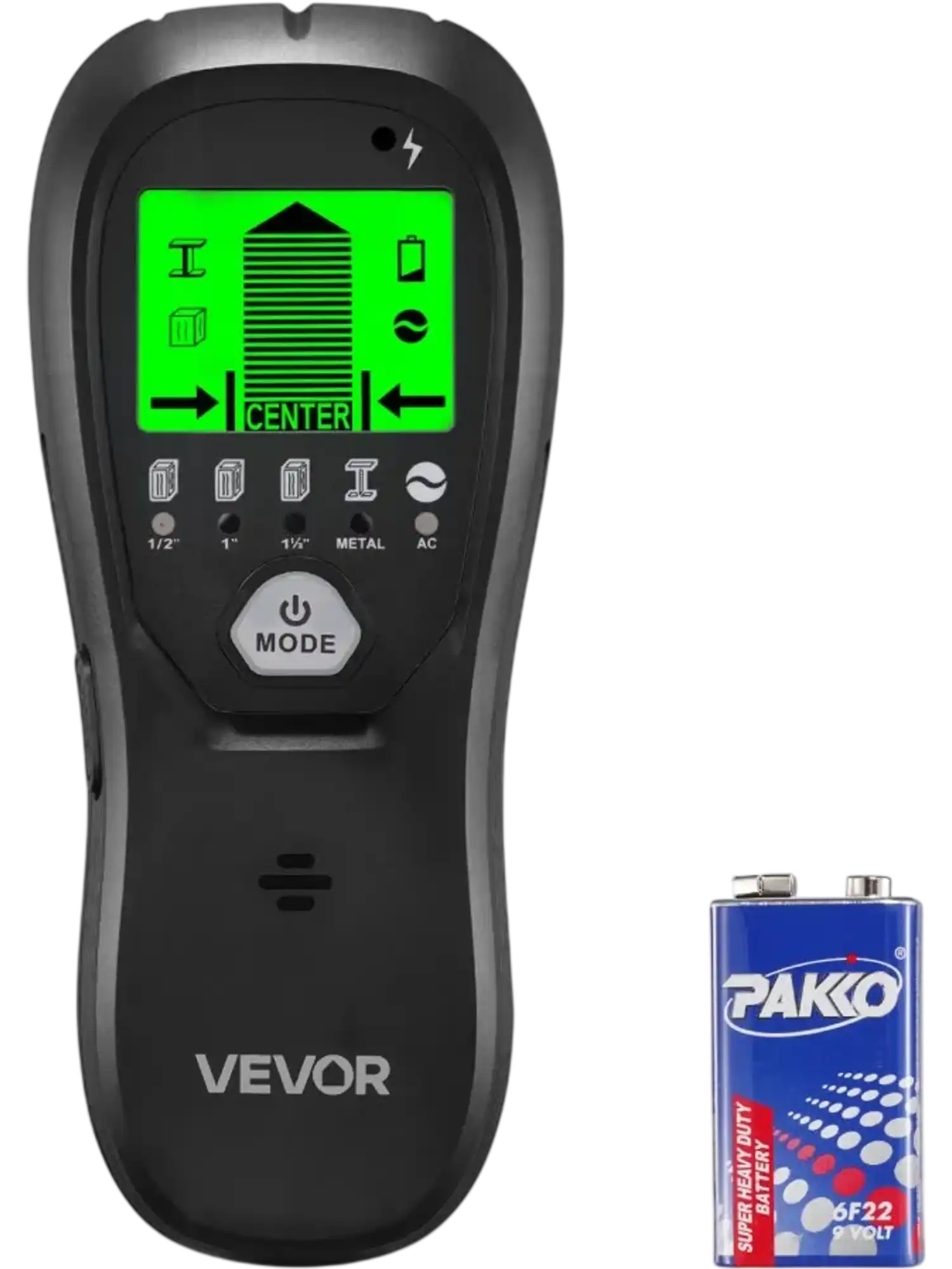 Vevor Stud Finder 5-in-1 Wall Scanner with LCD Display New