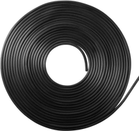 VEVOR Window Screen Spline, 100 ft x 0.125 in Window Screen Retainer Spline, PVC Window and Door Screen Spline, Hollow Serrated Screen Holder Spline, for Window Door Screen Repair and Replacement