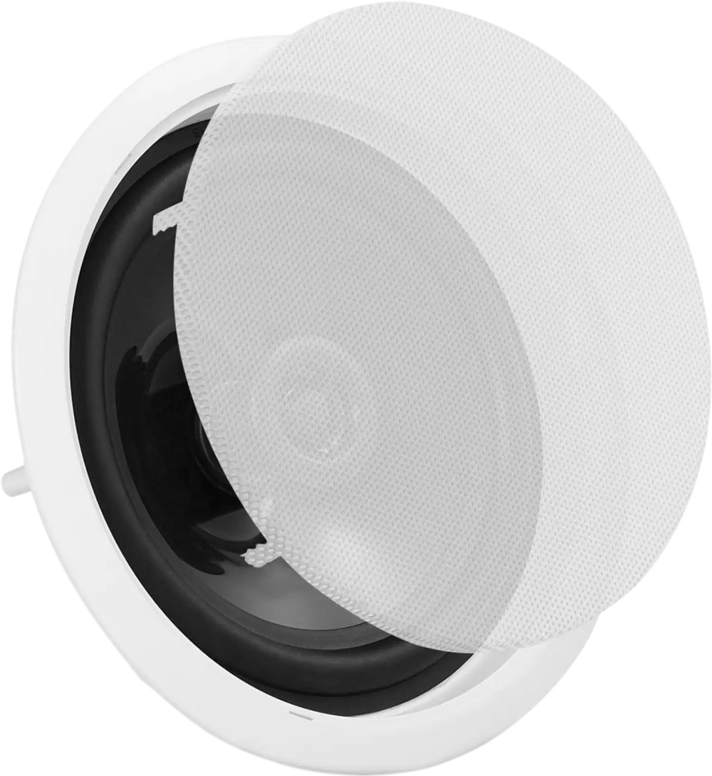 VEVOR 6.5 Inch in Ceiling Speakers, 150-Watts, Flush Mount Ceiling & in-Wall Speakers System with 8ΩImpedance 89dB Sensitivity, for Home Kitchen Living Room Bedroom or Covered Outdoor Porches, Single