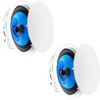 VEVOR 2 PCs 8 Inch in Ceiling Speakers, 50-Watts, Flush Mount Ceiling & in-Wall Speakers System with 8ΩImpedance 89dB Sensitivity, for Home Kitchen Living Room Bedroom or Covered Outdoor Porches