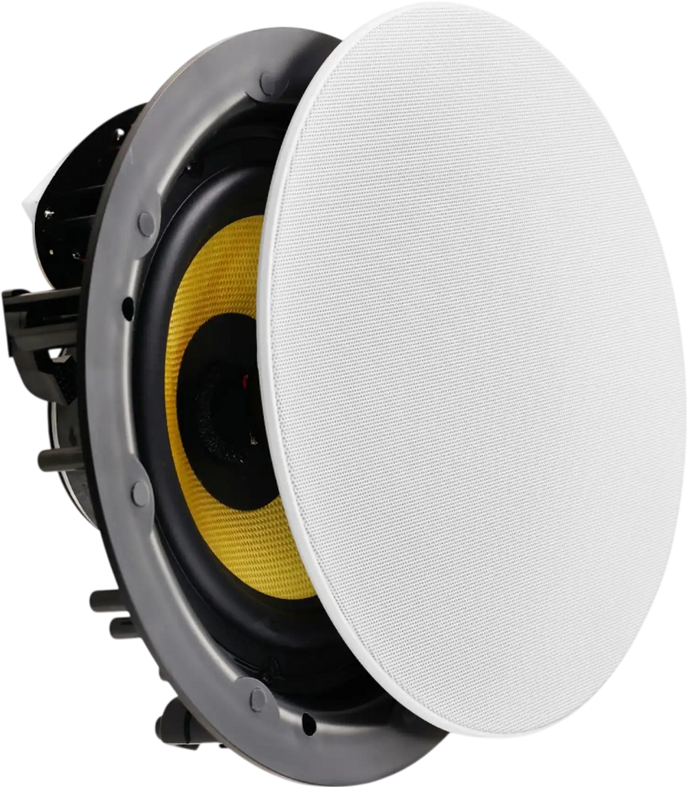 VEVOR 8 Inch in Ceiling Speakers, 200-Watts, Flush Mount Ceiling & in-Wall Speakers System with 8ΩImpedance 89dB Sensitivity, for Home Kitchen Living Room Bedroom or Covered Outdoor Porches, Single