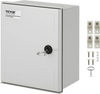 VEVOR NEMA Electric Box, 12x10x6'' NEMA 4X Fiberglass Electric Enclosure, IP66 Water & Dust Resistant, Suitable for Both Outdoor & Indoor Use, Includes Mounting Plate (30x25x14 cm)