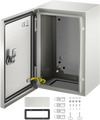 VEVOR NEMA Steel Enclosure 12×8×6,NEMA 4X Steel Electrical Box,IP66 Waterproof & Dustproof,Outdoor/Indoor Electrical Junction Box,with Mounting Plate