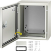 VEVOR NEMA Steel Enclosure, 12 x 10 x 6\'\' NEMA 4X Steel Electrical Box, IP66 Waterproof & Dustproof, Outdoor/Indoor Electrical Junction Box, with Mounting Plate