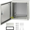 VEVOR NEMA Steel Enclosure, 12 x 12 x 6\'\' NEMA 4X Steel Electrical Box, IP66 Waterproof & Dustproof, Outdoor/Indoor Electrical Junction Box, with Mounting Plate