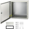 VEVOR NEMA Steel Enclosure, 16 x 16 x 6\'\' NEMA 4X Steel Electrical Box, IP66 Waterproof & Dustproof, Outdoor/Indoor Electrical Junction Box, with Mounting Plate