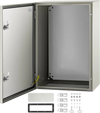 VEVOR NEMA Steel Enclosure, 24 x 16 x 10\'\' NEMA 4X Steel Electrical Box, IP66 Waterproof & Dustproof, Outdoor/Indoor Electrical Junction Box, with Mounting Plate