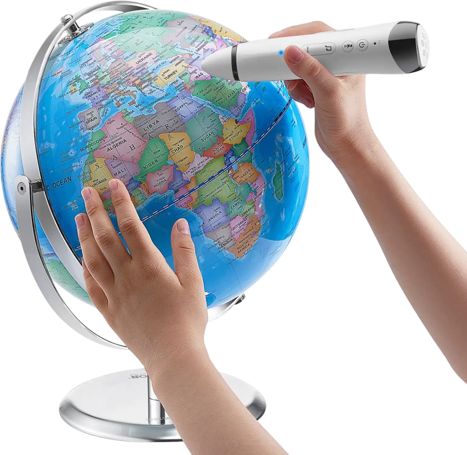 Vevor Globe Talking Interactive Educational World Globe with Smart Pen LED Night Light 9