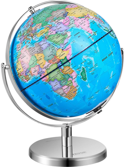 Vevor Globe Illuminated World Globe with LED Light and Metal Stand 13