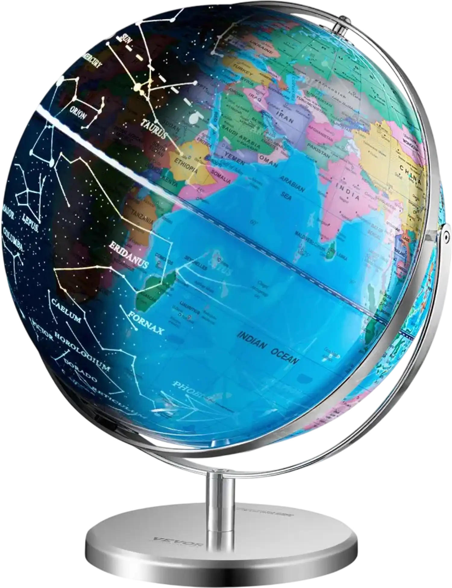 Vevor Globe Illuminated World Globe with Stand 13