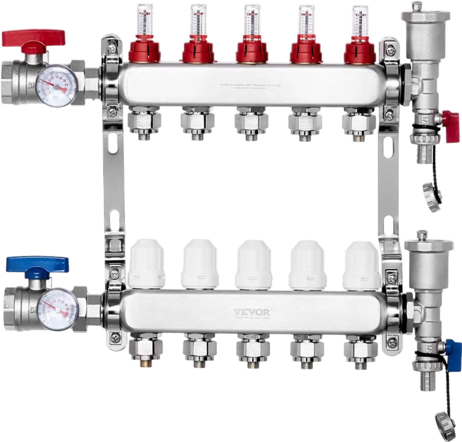Vevor Radiant Heat Manifold 5-Branch 1/2