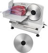 VEVOR Meat Slicer, 6.7 inch 150W Electric Deli Slicer Machine with two SUS420 Blades,  0-0.6 inch Adjustable Thickness, ETL Certified Home Food-Slicer for Meat, Ham, Baguett, Steak, ETL Approved