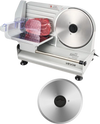 VEVOR Meat Slicer, 8.6" Electric Deli Slicer with 2 SUS420 Blades & 0-0.6" Adjustable Thickness, Dual Security Lock, 200W Home Food-Slicer for Frozen Meat, Ham, Baguett, Steak, ETL Approved