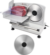 VEVOR Meat Slicer, 6.7 inch 150W Electric Deli Slicer Machine with two SUS420 Blades,  0-0.6 inch Adjustable Thickness, ETL Certified Home Food-Slicer for Meat, Ham, Baguett, Steak