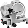 VEVOR Commercial Meat Slicer 300W Electric Cutter 8.7" Carbon Steel Blade, Food Slicer Machine with Removable Blade and Food Tray, 0-0.5" Adjustable Thickness ,for Frozen Meat, Ham, Baguett, Steak
