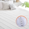 VEVOR Heated Mattress Pad, 54 x 75 in, Full Size Electric Bed Warmer with 1-5 Heat Settings Control, 10-Hour Auto Shut Off, Machine-Wash Breathable Coral Fleece Heating Electric Mattress Sheets, White