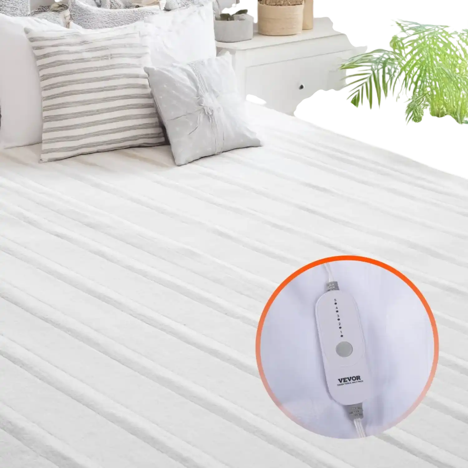 Vevor Heated Mattress Pad Queen 60