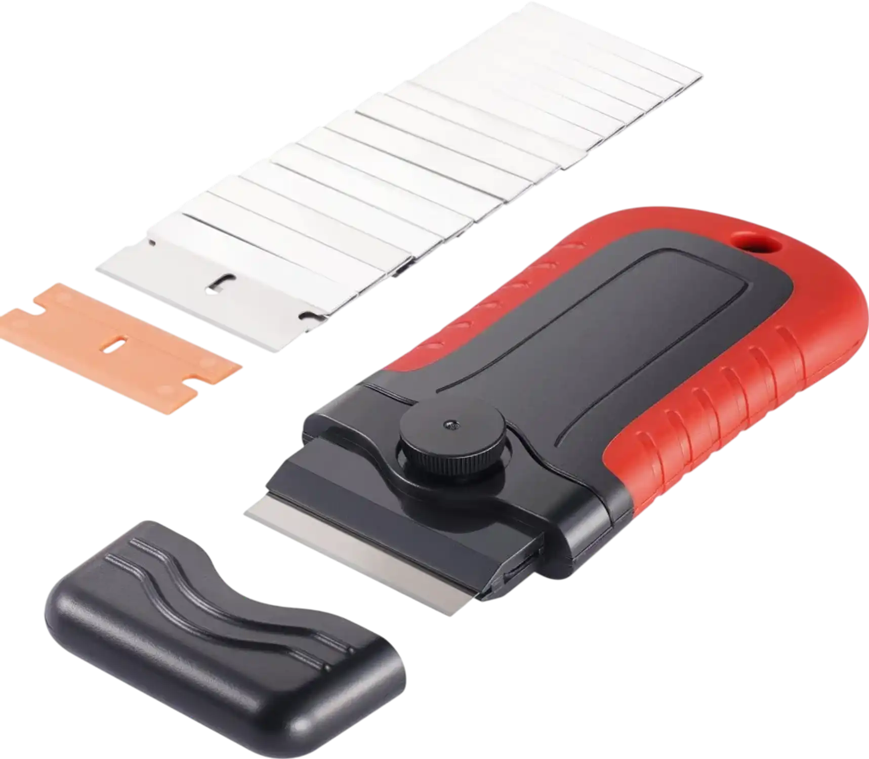 Vevor Scraper Razor Blade Locking Tool with 15 Extra Blades Security Cap New