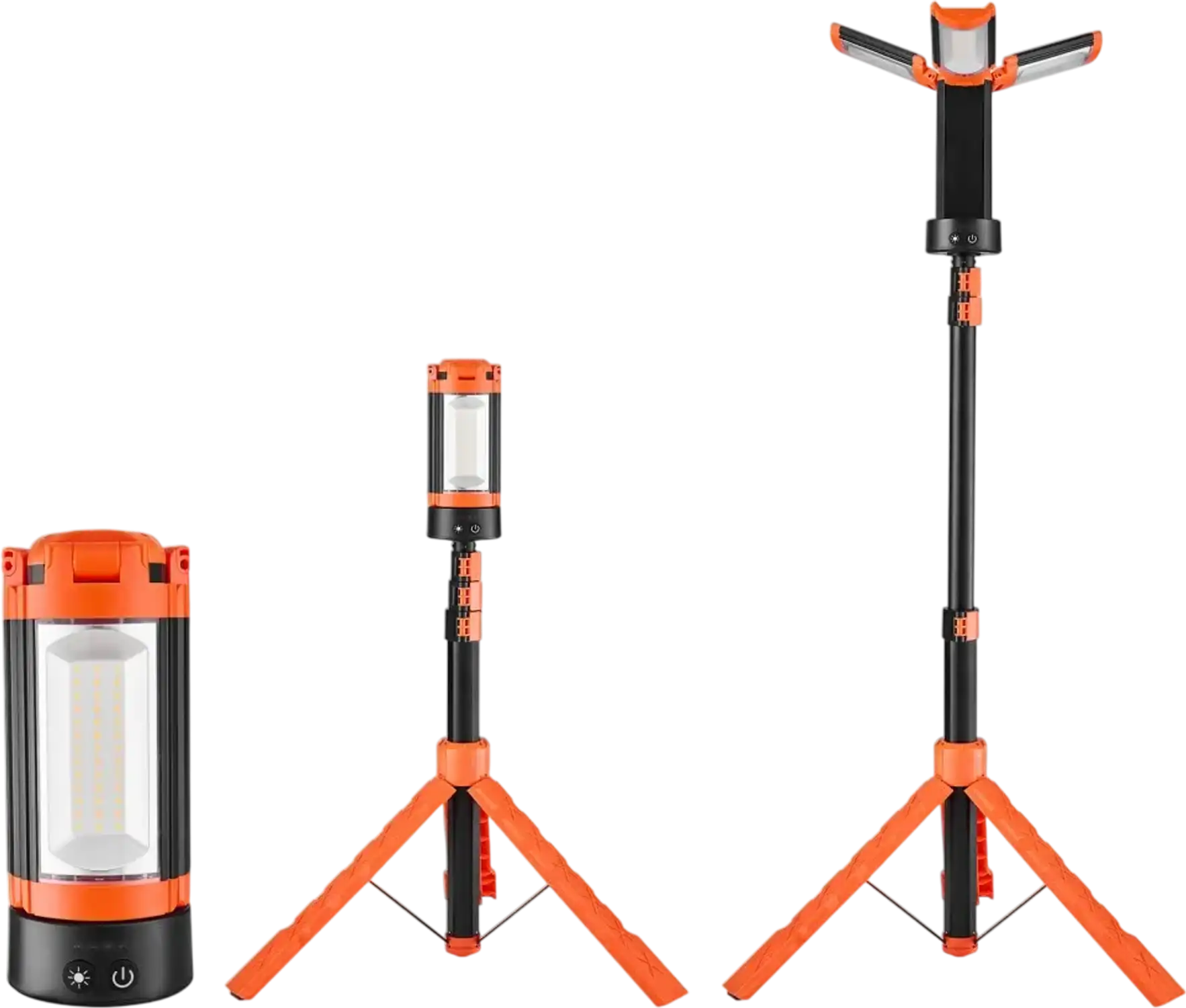 Vevor Work Light Rechargeable LED Tripod Stand Portable Construction Lighting New