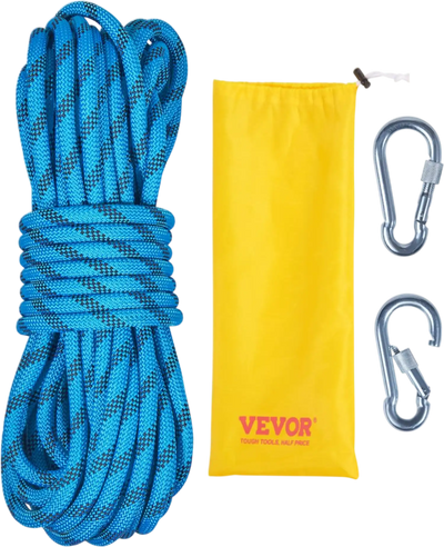 Vevor Static Climbing Rope 96' 10.5 mm Outdoor Rock Climbing Rope New