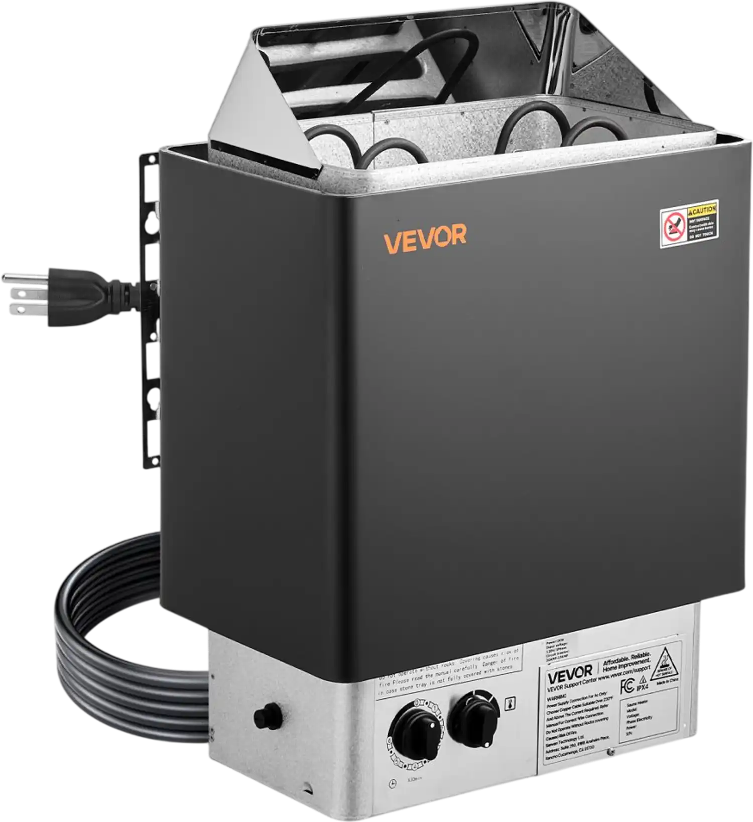Vevor Sauna Heater 2kW 120V Electric Dry Steam Bath Stove New