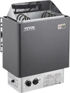 VEVOR Sauna Heater, 3KW 220V Electric Sauna Stove, Steam Bath Sauna Heater with Built-In Controls, 3h Timer and Adjustable Temp for Max. 70-141 Cubic Feet, Home Hotel Spa Shower Use