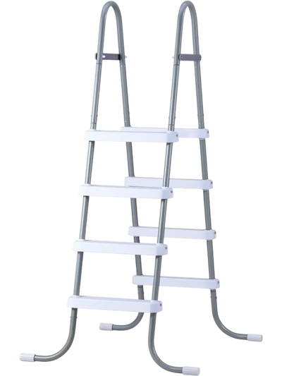 Vevor Pool Ladder Above Ground 4-Step Steel A-Frame Stairs for 48