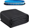 VEVOR Oval Pool Liner Pad, 12 x 24 ft Pool Liner Pad for Above Ground Swimming Pools, Extra-Thick Pool Mat, Prevents Punctures, Recycled Geotextile Material Underlayment Pad, Extend Liner Life