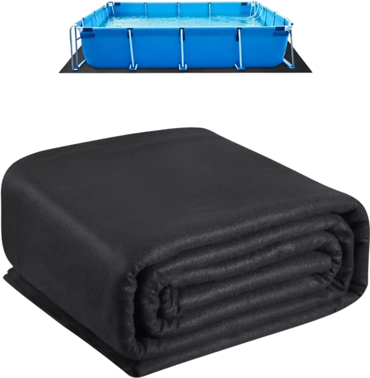 Vevor Pool Liner Pad 12x24' Rectangle Heavy-Duty Thick Pool Mat New