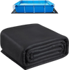 VEVOR Rectangle Pool Liner Pad, 12 x24 ft Pool Liner Pad for Above Ground Swimming Pools, Extra-Thick Pool Mat, Prevents Punctures, Recycled Geotextile Material Underlayment Pad, Extend Liner Life