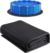 VEVOR 15ft Round Pool Liner Pad, Pool Liner Pad for Above Ground Swimming Pools, Extra-Thick Pool Mat, Prevents Punctures, Recycled Geotextile Material Underlayment Pad, Extend Liner Life