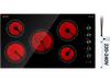 VEVOR Electric Cooktop 36inch 5 Burners Stove Top 8800W 220V No Plug, Ceramic Built-in Radiant Electric Stove , with 11 Power Levels, Timer, Child Lock, Over-Heat Guard, Knob/Touch Control