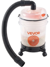 VEVOR Cyclone Dust Separator Kit, 5 Gallon Bucket Compact Dust Collector, 2 & 2-1/2 inch for Woodworking & Shop Wet/Dry Vacuums, with 3ft Hose, Elbow Adapter, Portable Casters, Translucent PP