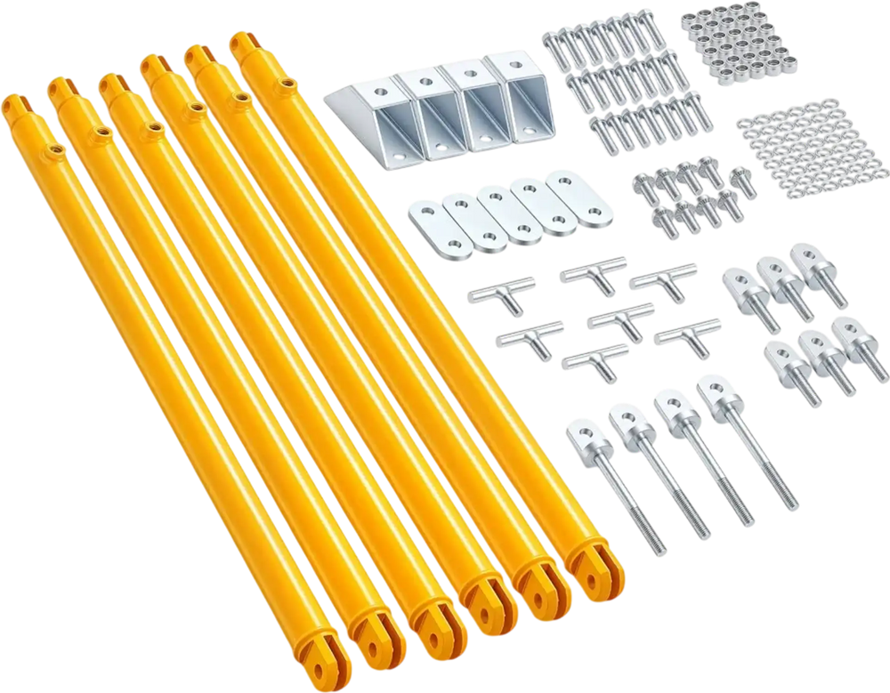 VEVOR JT's Strong Arm Jack Stabilizer Kit 191025, Fits for 5th Wheel RV and Travel Trailer Kit, Fifth-Wheel Jack Stabilizer for Telescopic System, Reduces Chassis Movement, Easy Bolt-On Installation