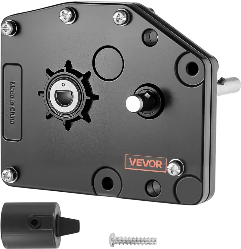 VEVOR RV Fifth Wheel Landing Gear Box 276602, Universal Mount Steel Gearbox Compatible with Lippert Venture, Atwood, Stromberg Carlson Landing Gear Systems, Replace LG-179015, Adjustable Height, Black