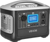 VEVOR Portable Power Station, 600W Solar Generator Power Station, 493Wh LiFePO4 Battery Backup with 8 Output Ports for Home Emergency, Outdoor Camping, RV Travel (Solar Panel NOT Included)