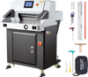 VEVOR Electric Paper Cutter, 1100W Heavy Duty Paper Cutter Machine With 20.28 in Cutting Width, 3.15 in Cutting Thickness, Electric Guillotine Trimmer with Casters and 7 in Touchscreen, for Print Shop